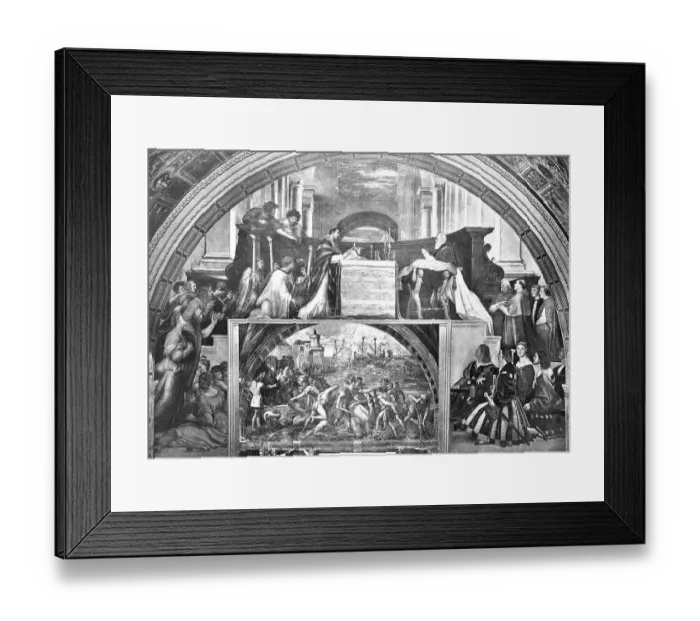 Framed Print : Historical photo (ca 1880) of the Miracle of Bolsena