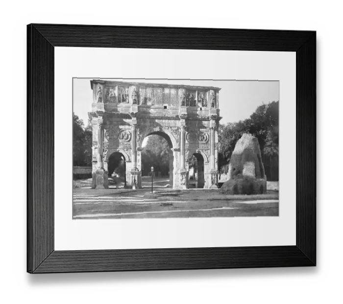 Framed Print : Historic photo (ca 1880) of the Arch of Constantine