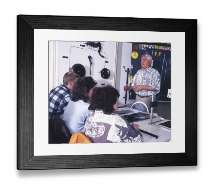 Framed Print : A driving school, here in Iserlohn on 09