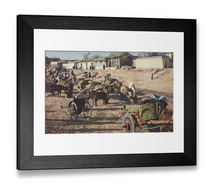 Framed Print : Chang Ji-Men, at the outer city wall
