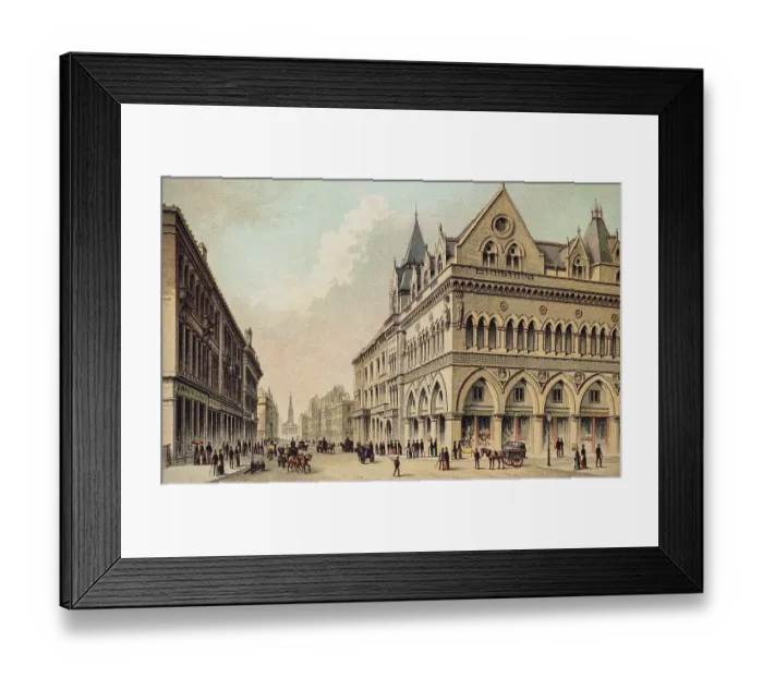 Framed Print : Stock exchange, Buchanan Street Framed Print : Stock exchange, Buchanan Street