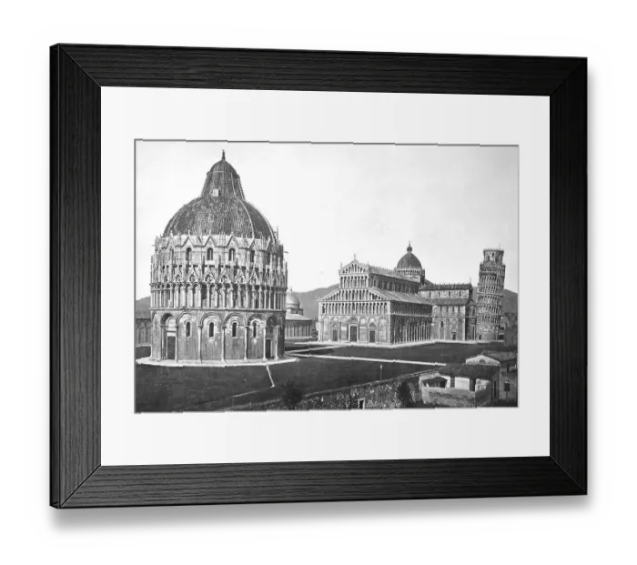 Framed Print : Historical photo (ca 1880) of Pisa Framed Print : Historical photo (ca 1880) of Pisa