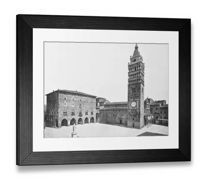 Framed Print : Historic photo (ca 1880) of Pistoia