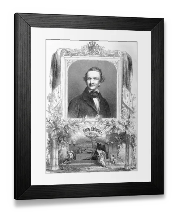 Framed Print : Ludwig I. 1786, 1868, was King of Bavaria Framed Print : Ludwig I. 1786, 1868, was King of Bavaria