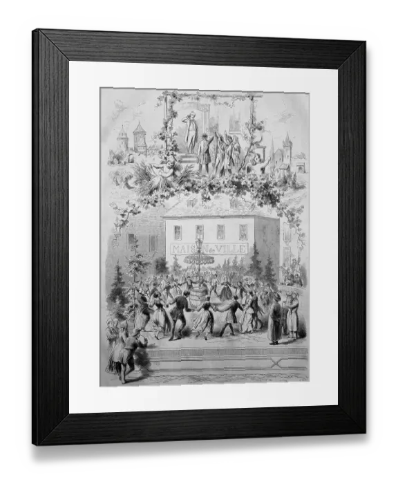 Framed Print : Harvest festival in Switzerland