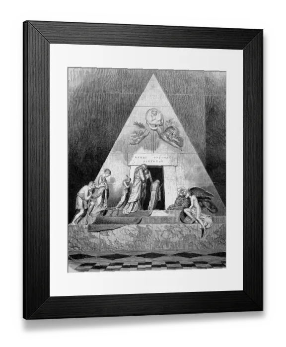Framed Print : The Tomb of Maria Christina, Duchess of Teschen