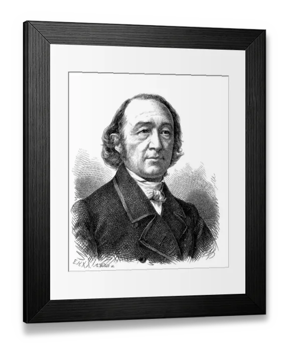 Framed Print : Julius Sturm, 1816 to 1896, German poet Framed Print : Julius Sturm, 1816 to 1896, German poet