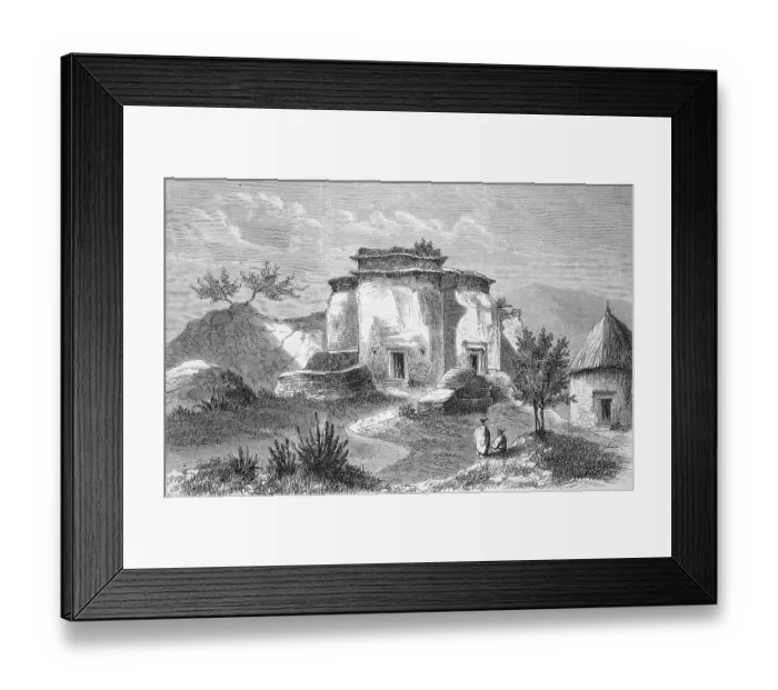Framed Print : The Church of Dongola, Abyssinia