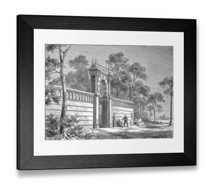 Framed Print : The Turkish Cemetery in Berlin