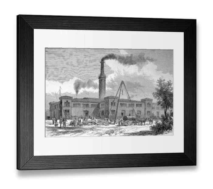 Framed Print : Borsig is a German engineering company Framed Print : Borsig is a German engineering company