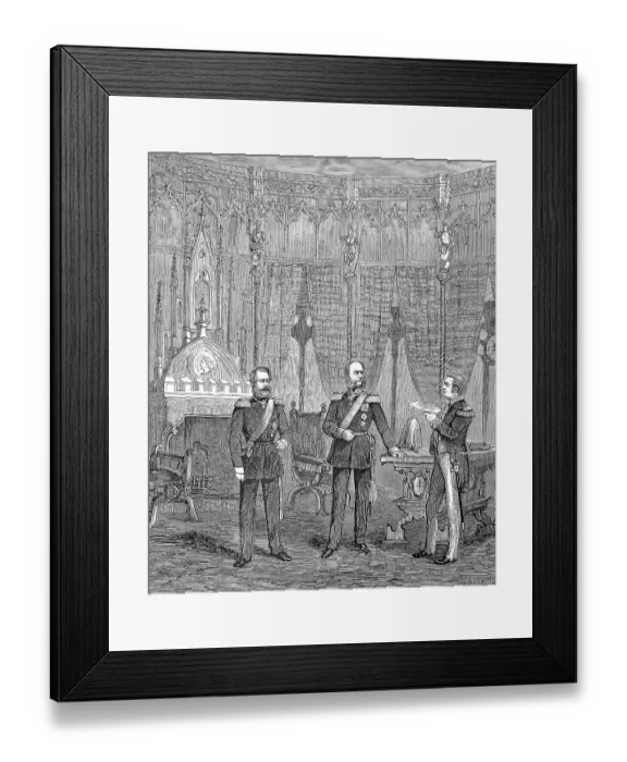 Framed Print : Martin Sigismund Eduard von Simson