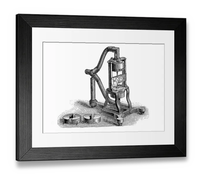 Framed Print : A Siren, alarm, made by Helmholtz