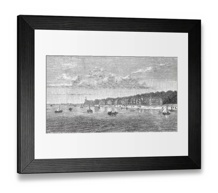 Framed Print : Heiligendam near Doberan on the Baltic Sea