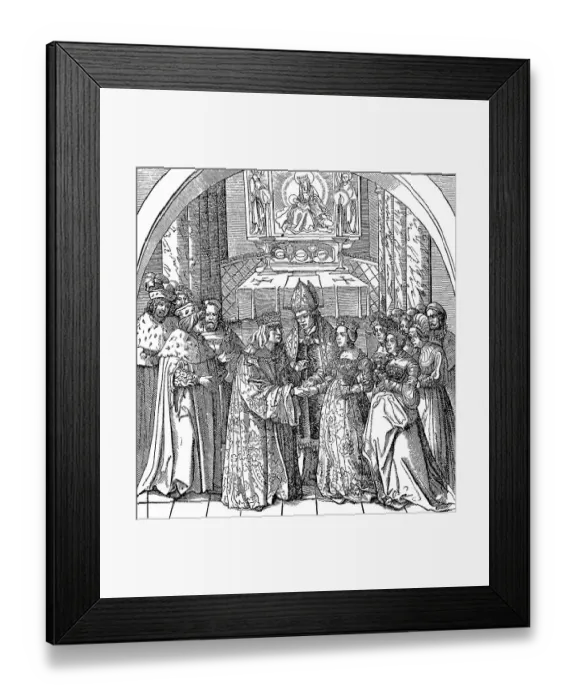 Framed Print : Cultural state at the end of the 15th and beginning of the 16th century