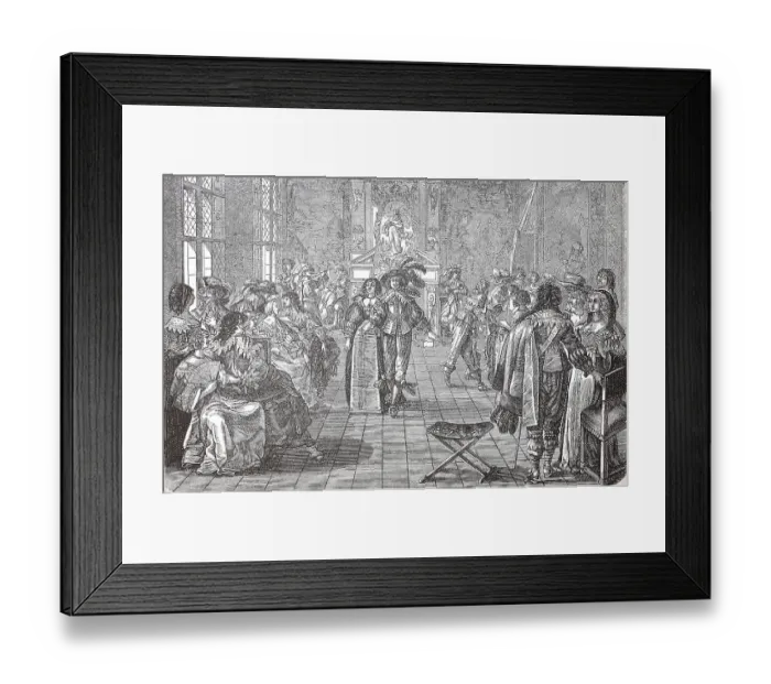 Framed Print : Cultural state in the 17th century Framed Print : Cultural state in the 17th century