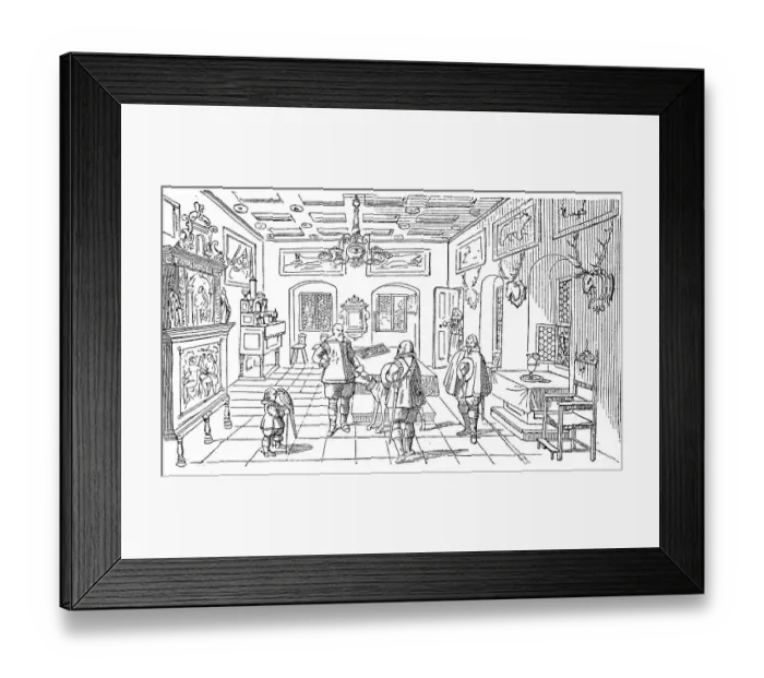 Framed Print : Cultural state in the 17th century Framed Print : Cultural state in the 17th century