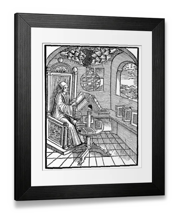 Framed Print : Interior of a scholar's room Framed Print : Interior of a scholar's room