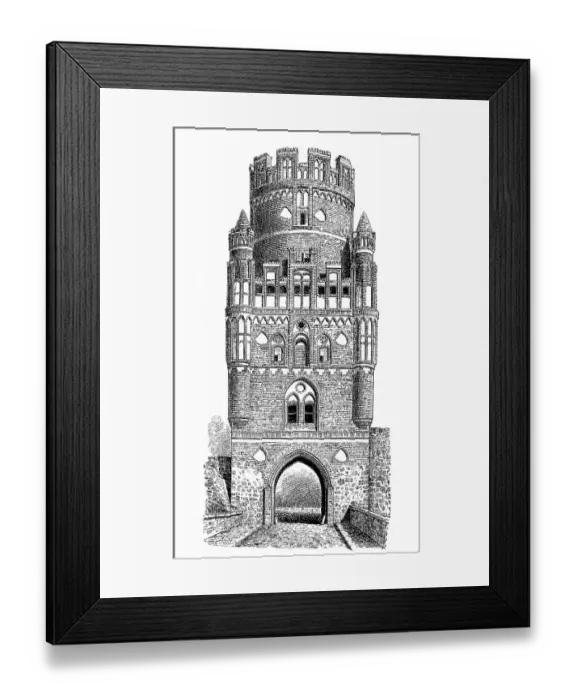 Framed Print : The Uenglingen Gate in Stendal Framed Print : The Uenglingen Gate in Stendal