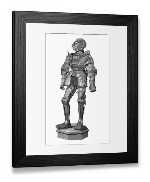 Framed Print : A so-called Milanese armour, harness Framed Print : A so-called Milanese armour, harness