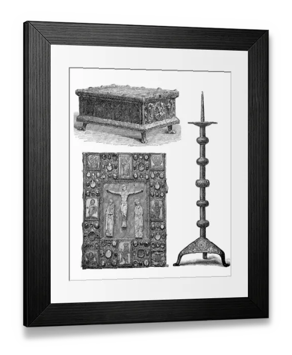 Framed Print : Liturgical devices of the Middle Ages Framed Print : Liturgical devices of the Middle Ages