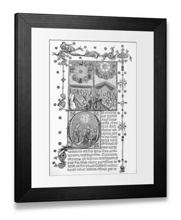 Framed Print : Lesson on the calculation of the movable feast days in the church year Framed Print : Lesson on the calculation of the movable feast days in the church year