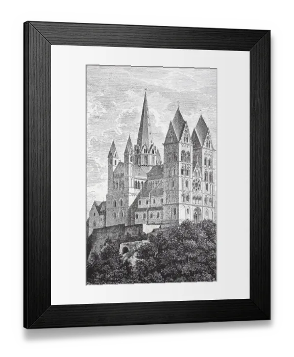 Framed Print : The Cathedral of Limburg an der Lahn