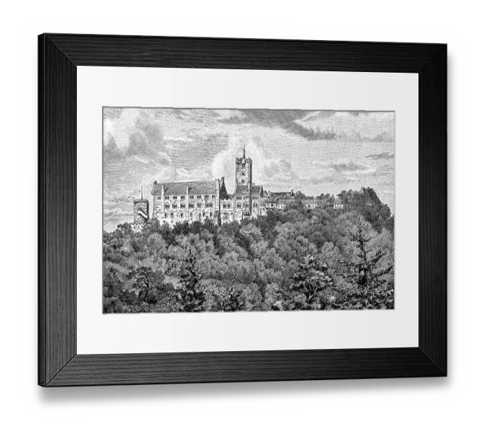 Framed Print : The Wartburg in Eisenach, Thuringia