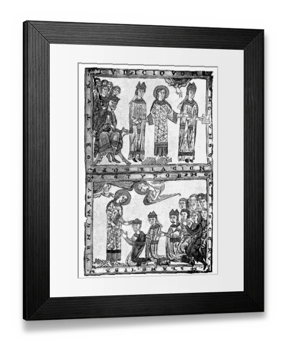 Framed Print : Saint Cunegonde of Luxembourg, 975 Framed Print : Saint Cunegonde of Luxembourg, 975