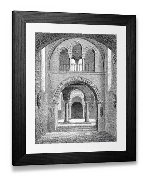 Framed Print : Inside the church of St. Michael in Fulda Framed Print : Inside the church of St. Michael in Fulda