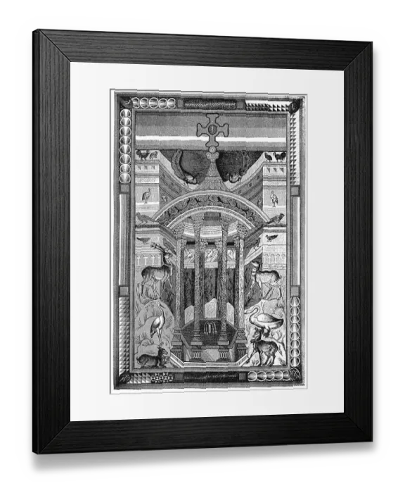 Framed Print : Gospel Book, Evangelion or Book of the Gospels