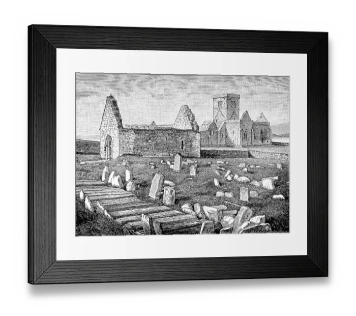Framed Print : The royal tombs of the Anglo-Saxons