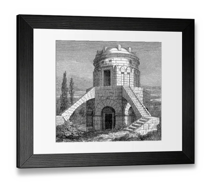 Framed Print : The Mausoleum of Theoderic is an ancient monument near Ravenna Framed Print : The Mausoleum of Theoderic is an ancient monument near Ravenna