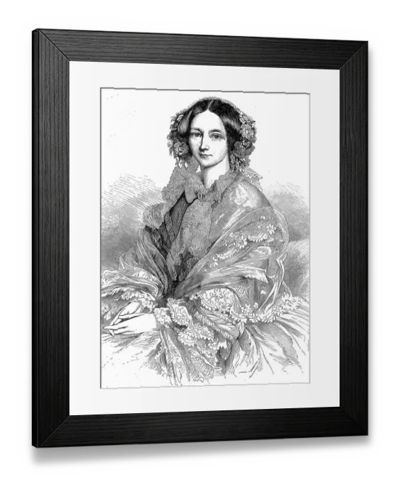 Framed Print : Helene, Duchess of Orleans, an article in