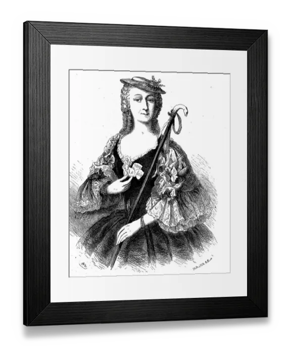 Framed Print : Luise Dorothea of Saxe-Meiningen Framed Print : Luise Dorothea of Saxe-Meiningen