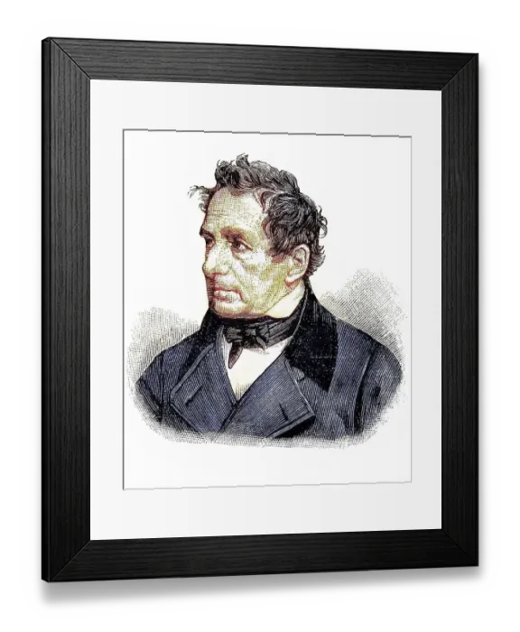Framed Print : Albert Christian Friedrich Schott Framed Print : Albert Christian Friedrich Schott