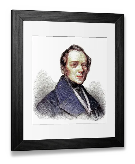 Framed Print : Leopold of Baden, 1790 to 1852