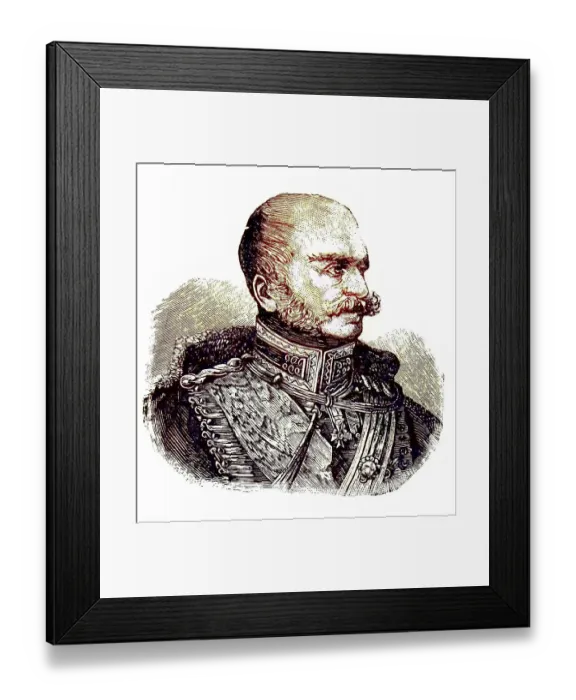 Framed Print : Ernst August, II, of Hanover, 1845 to 1923