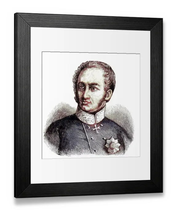 Framed Print : Friedrich von Bodelschwingh, later also Friedrich von Bodelschwingh the Elder