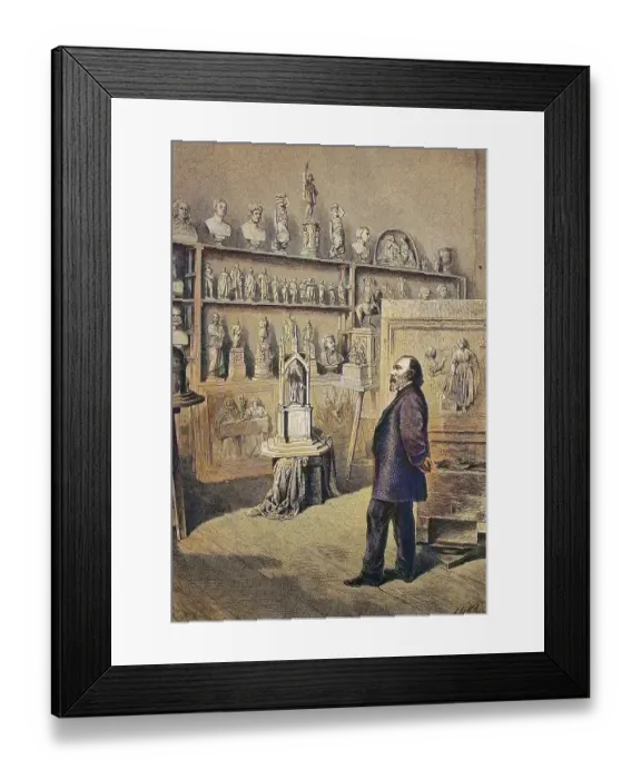 Framed Print : Johann Friedrich Drake, 1805 to 1882
