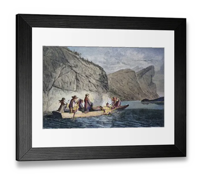 Framed Print : Grave ride on a lake in Upper Austria Framed Print : Grave ride on a lake in Upper Austria