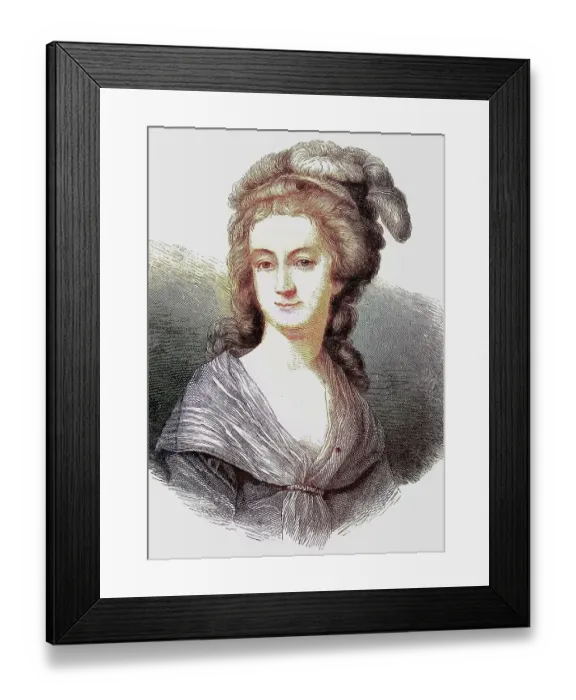 Framed Print : Margarete Schwan, 1767 to 1796