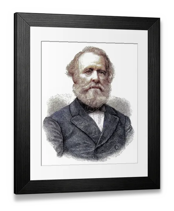 Framed Print : Johann Jakob Sturz, 1800 to 1877