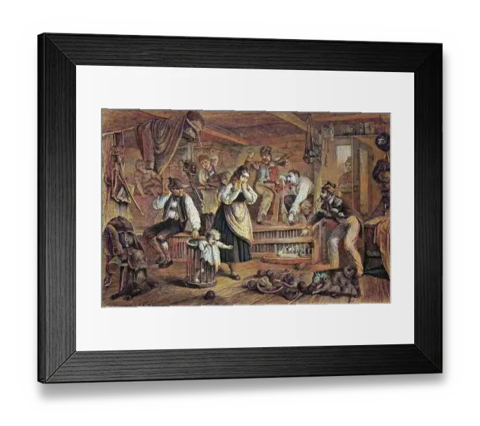 Framed Print : Inn in the time of the Rhine Confederation