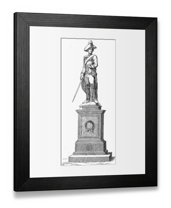 Framed Print : The monument of Friedrich Wilhelm Freiherr von Seydlitz in Kalkar Framed Print : The monument of Friedrich Wilhelm Freiherr von Seydlitz in Kalkar
