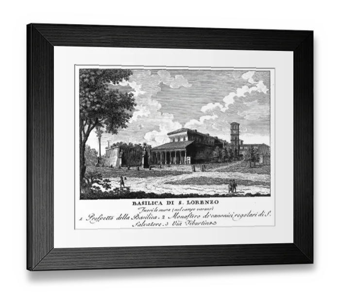Framed Print : Saint Laurence outside the walls