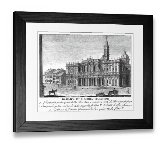 Framed Print : Santa Maria Maggiore, Basilica Sanctae Mariae Maioris