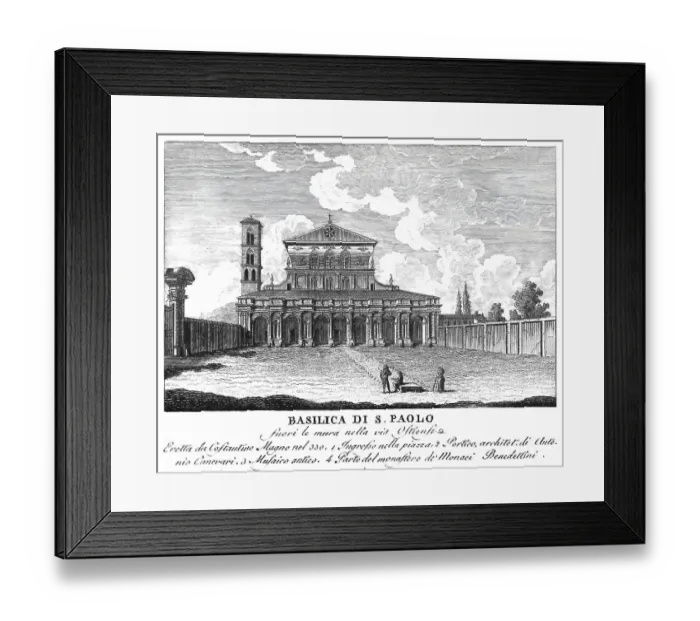 Framed Print : Saint Paul Outside the Walls, San Paolo fuori le mura Framed Print : Saint Paul Outside the Walls, San Paolo fuori le mura