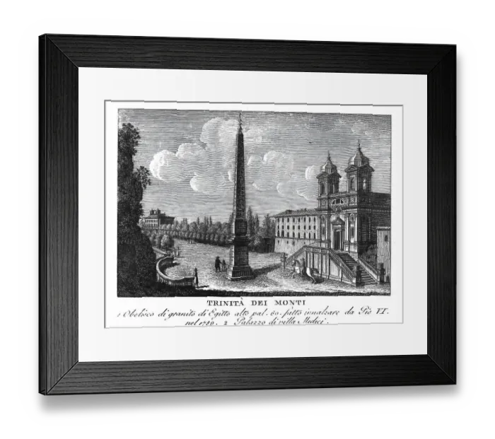 Framed Print : Church of Santissima Trinita dei Monti Framed Print : Church of Santissima Trinita dei Monti