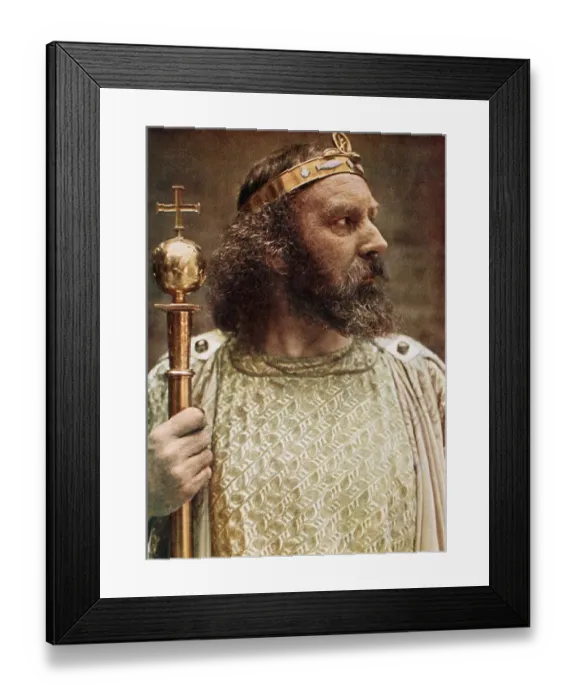 Framed Print : Prologue, Anton Lang, colour post card from a Uvatypie template