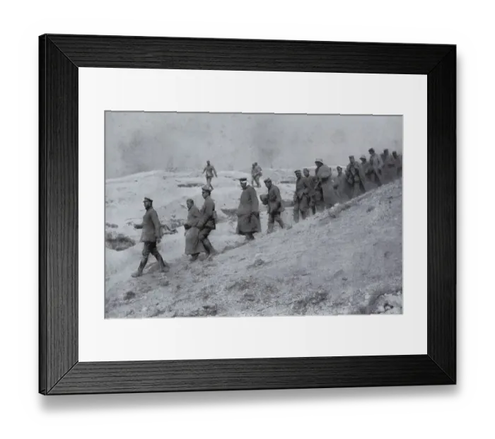 Framed Print : German prisoners, 1917, Marne department